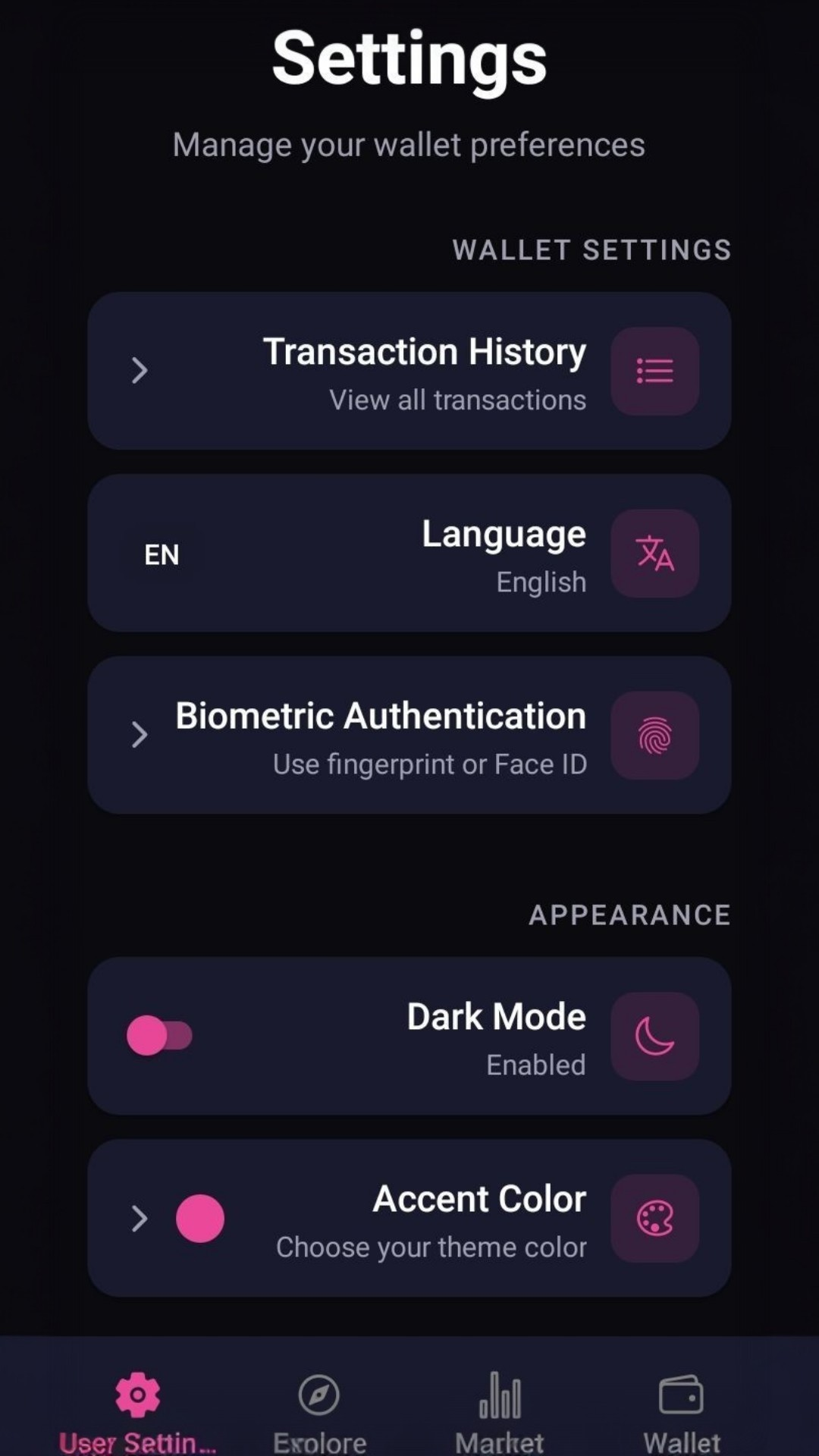 MECO Wallet Screenshot 2